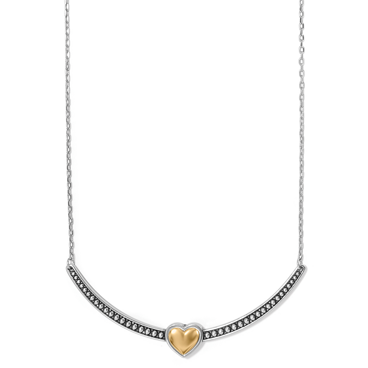 Pretty Tough Bold Heart Bar Necklace-Lemons and Limes Boutique