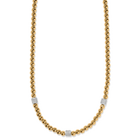 Meridian Petite Beads Station Necklace in Gold by Brighton-Lemons and Limes Boutique