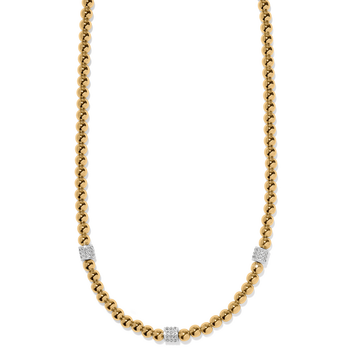 Meridian Petite Beads Station Necklace in Gold by Brighton-Lemons and Limes Boutique
