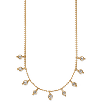 Twinkle Mod Droplet Reversible Necklace in Gold by Brighton--Lemons and Limes Boutique