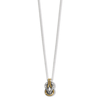 Interlok Harmony Two Tone Petite Necklace by Brighton-Lemons and Limes Boutique