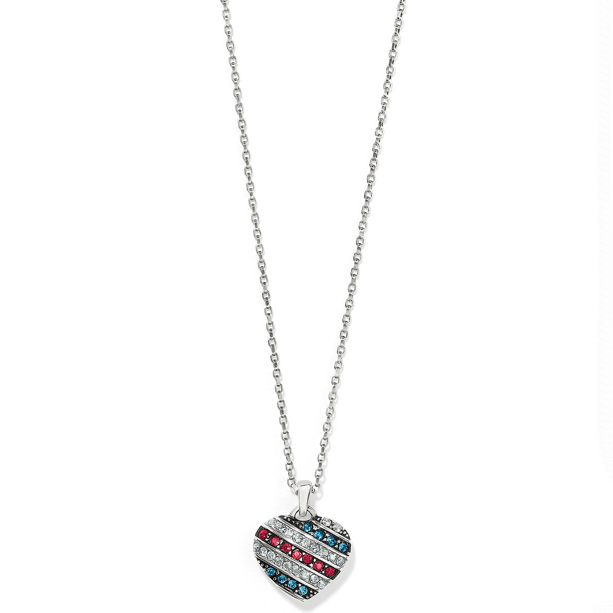 Americana Heart Necklace by Brighton--Lemons and Limes Boutique