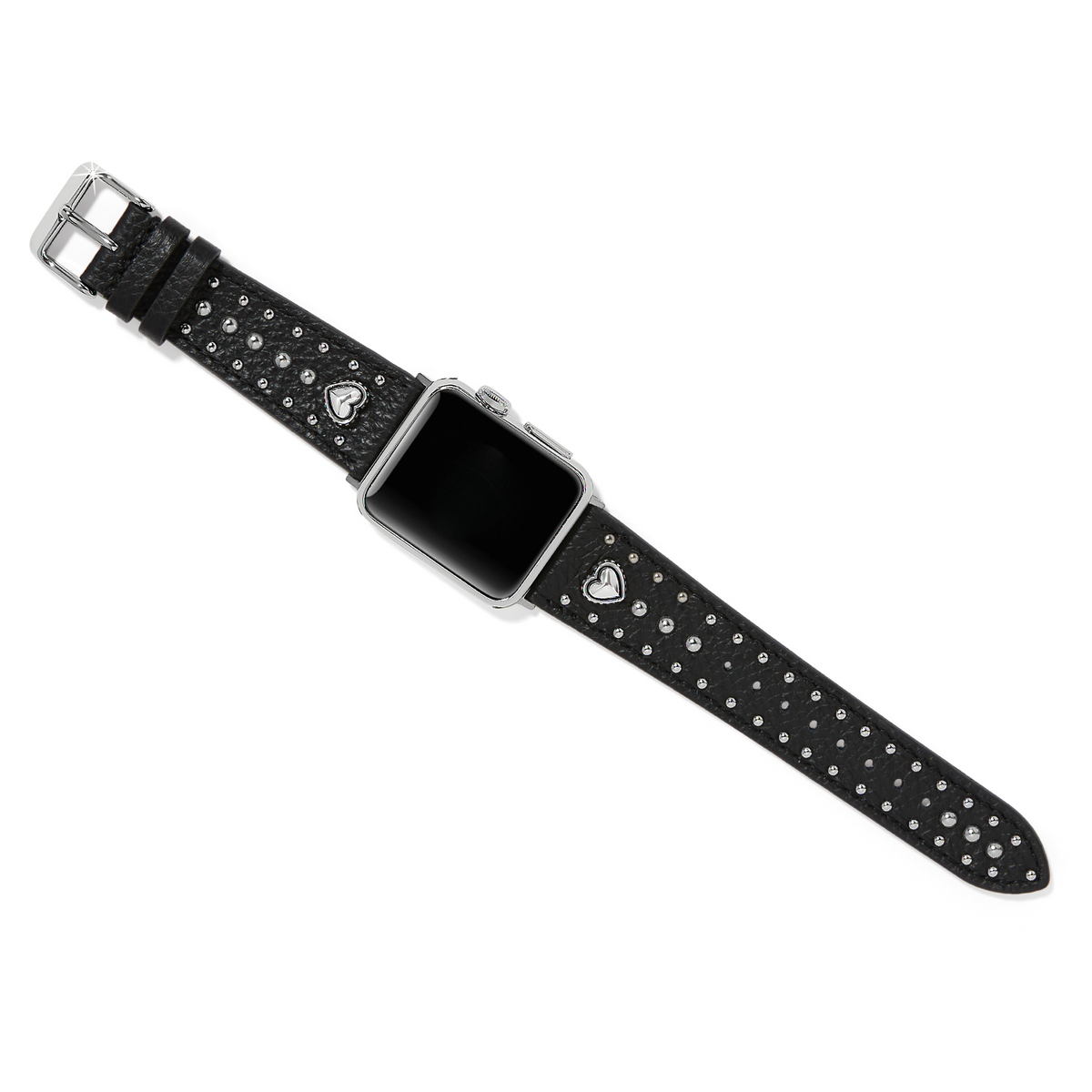 Pretty Tough Heart Watch Band in Black by Brighton-Lemons and Limes Boutique