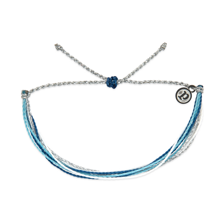 Charity Silver Surf Bracelet by Pura Vida-Lemons and Limes Boutique
