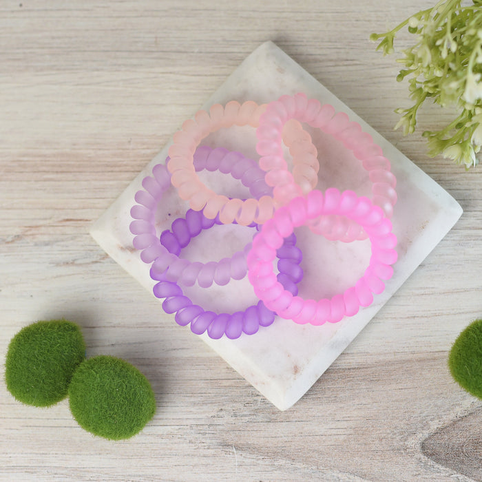 Large Lauren Lane Hair Coil Set in Flower Garden-Hair Accessories-Lemons and Limes Boutique