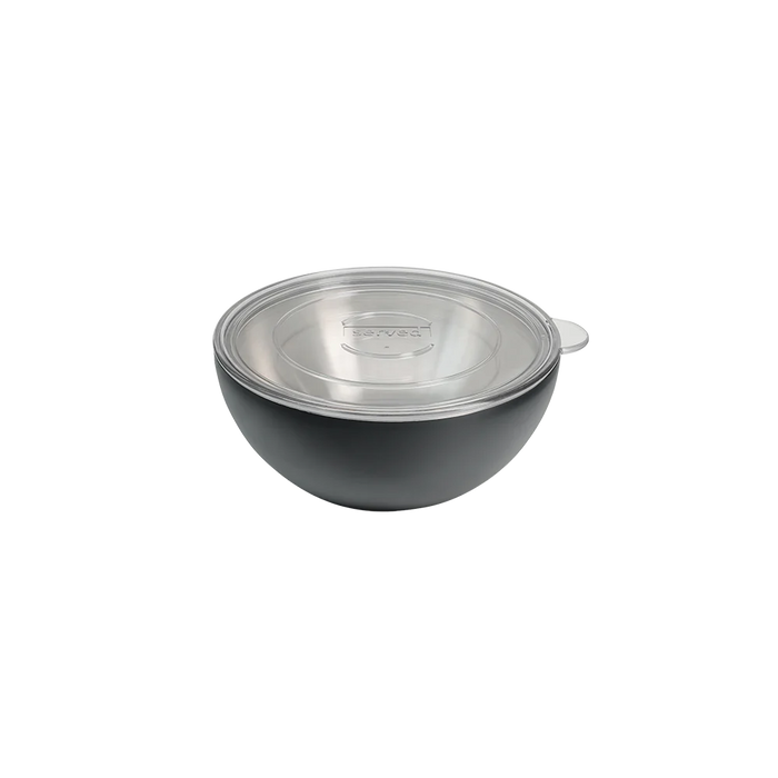 Vacuum-Insulated Small Serving Bowl (.625Q) in Caviar by Served--Lemons and Limes Boutique