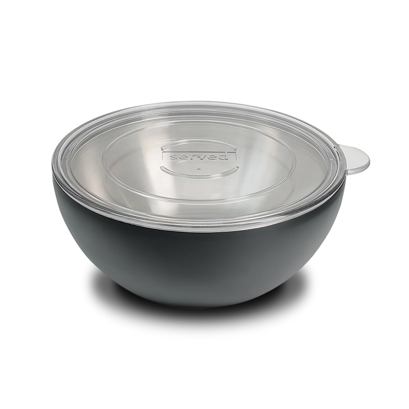 Vacuum-Insulated Large Serving Bowl (3Q) in Caviar by Served--Lemons and Limes Boutique