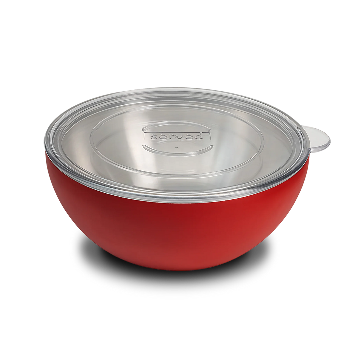 Vacuum-Insulated Large Serving Bowl (3Q) in Strawberry by Served-Lemons and Limes Boutique
