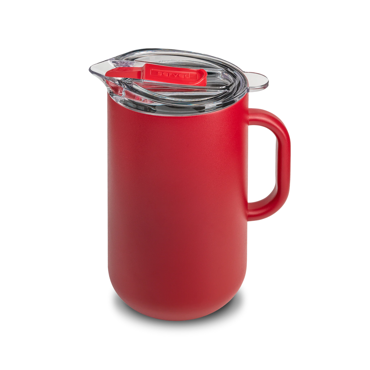 Vacuum-Insulated Pitcher (2L) in Strawberry by Served--Lemons and Limes Boutique