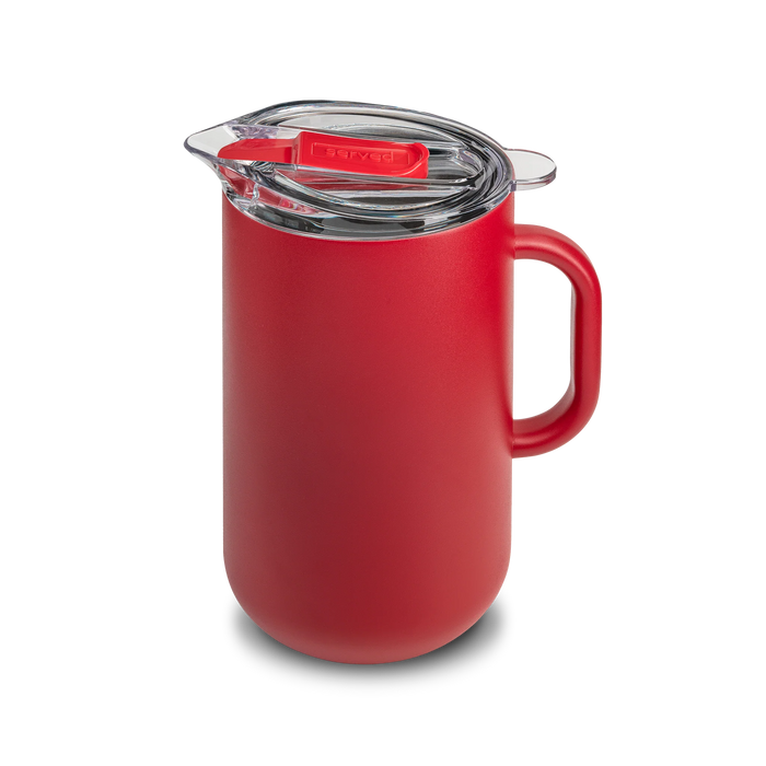 Vacuum-Insulated Pitcher (2L) in Strawberry by Served--Lemons and Limes Boutique