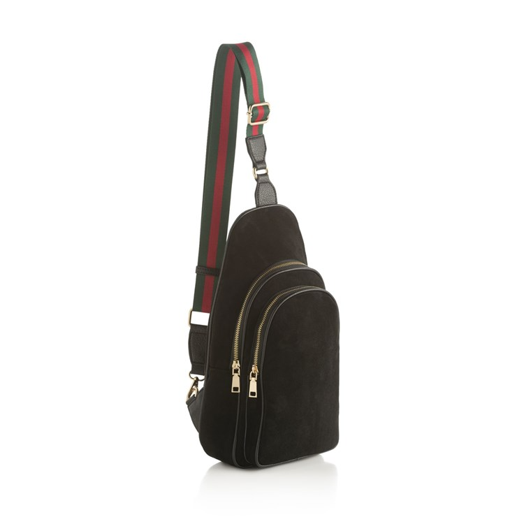 Blakely Sling Bag in Noir by Shiraleah-Lemons and Limes Boutique