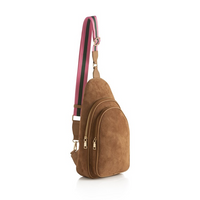 Blakely Sling Bag in Walnut by Shiraleah-Lemons and Limes Boutique