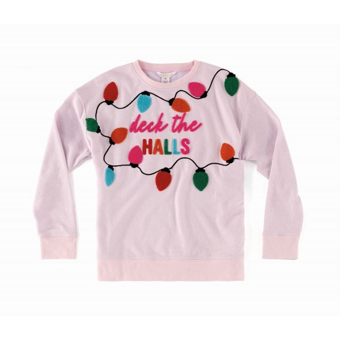 Deck the Halls Sweatshirt in Blush by Shiraleah-Lemons and Limes Boutique