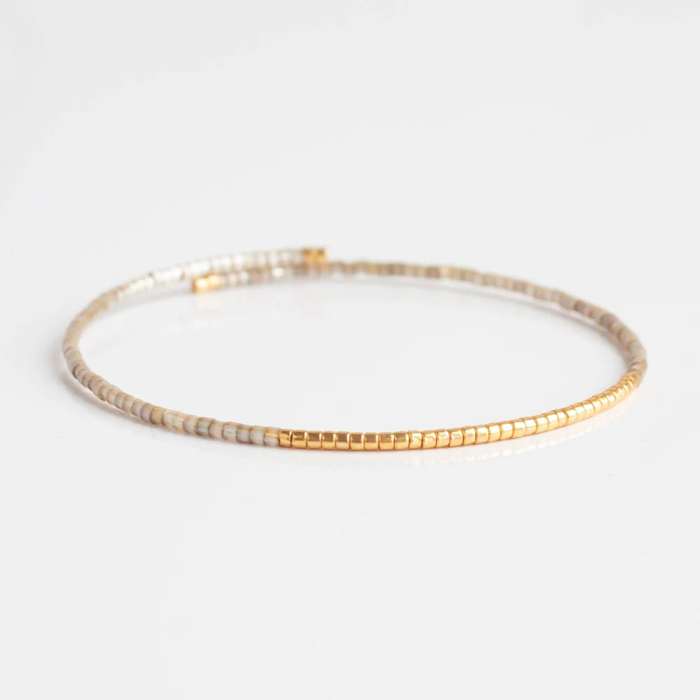 Norah Bangle in Smoky Quartz/Gold-Lemons and Limes Boutique