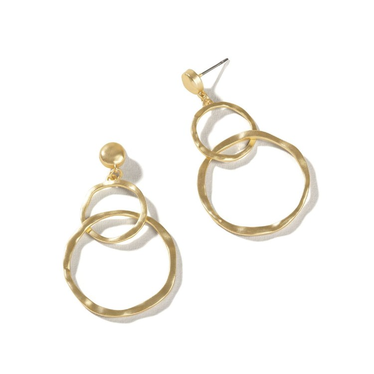 Ring Toss Earrings in Gold by Spartina-Lemons and Limes Boutique