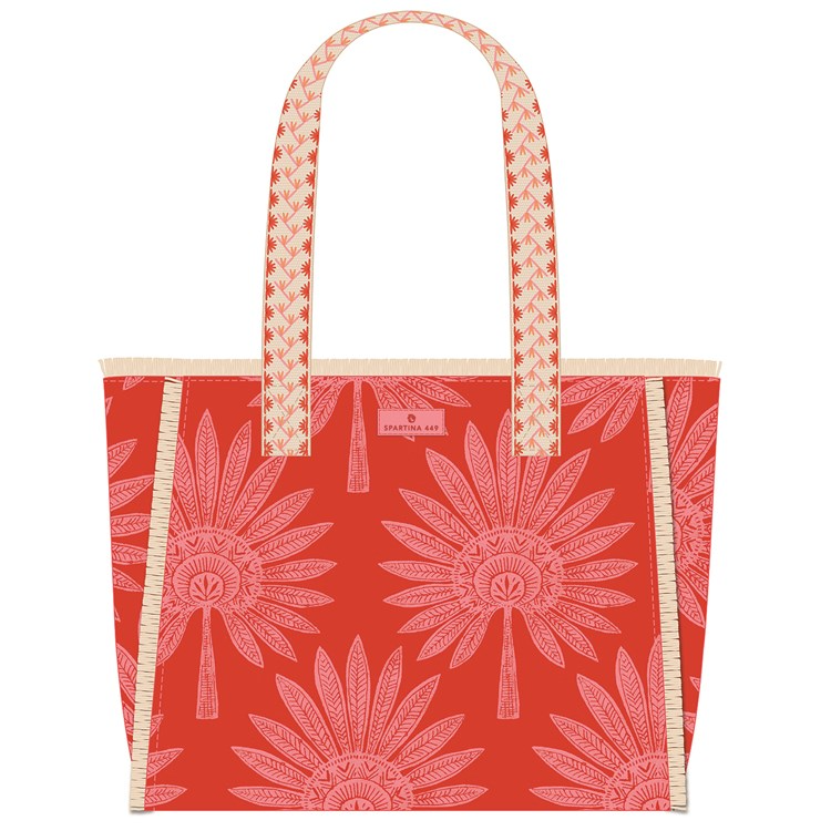 Beach Tote in Palmetto Frond by Spartina-Lemons and Limes Boutique