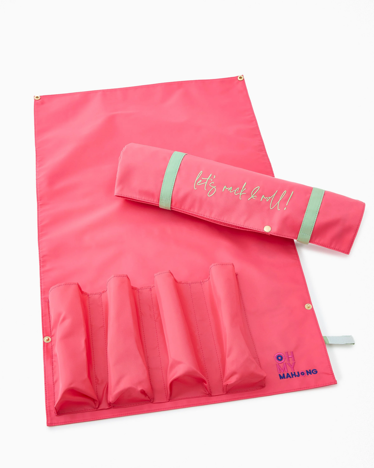 Strawberry Pink Let's Rack & Roll Bag-Lemons and Limes Boutique
