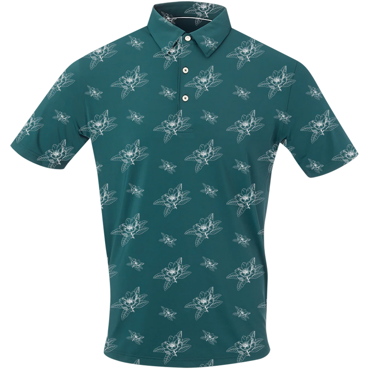 Golf Mangolia Men's Polo in Green by SwingJuice--Lemons and Limes Boutique