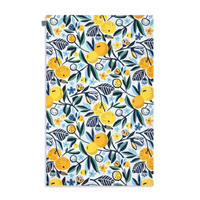 Citrus Blooms Cotton Twill Kitchen Towel-Lemons and Limes Boutique