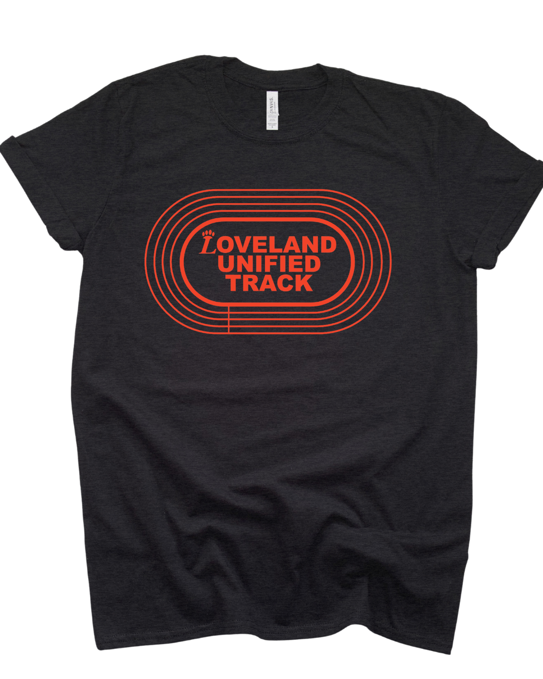 Loveland Unified Track Short Sleeve Tee - Unisex-Lemons and Limes Boutique