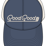 Indigo Mountain Trucker Hat by Good Good Golf-Lemons and Limes Boutique