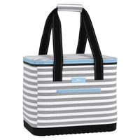 The Stiff One Large Soft Cooler in Oxford News Scout Bags--Lemons and Limes Boutique