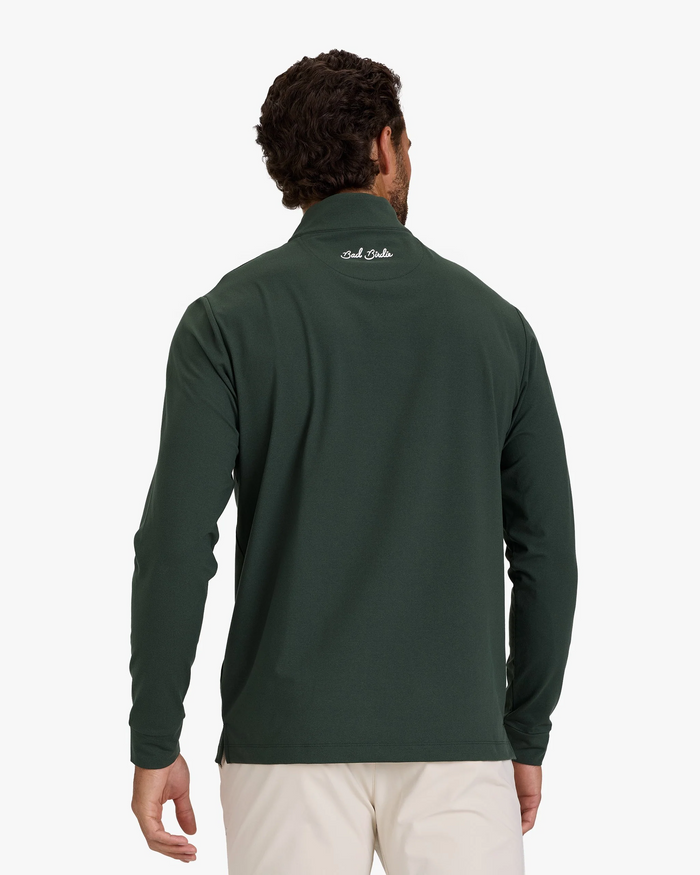 Velocity Quarter Zip in Deep Forest