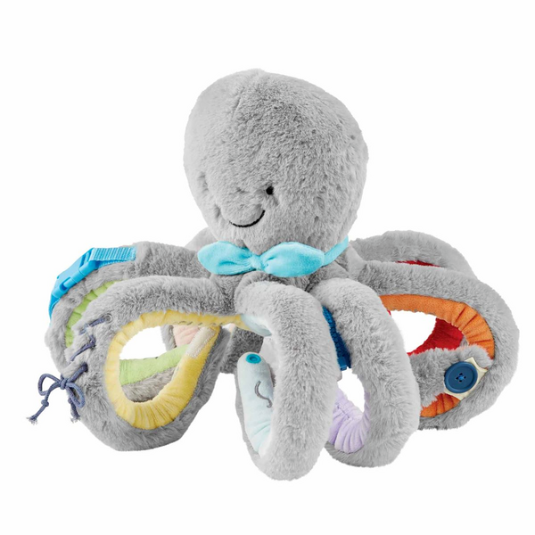 Gray Octivity Pal Plush by Mudpie--Lemons and Limes Boutique