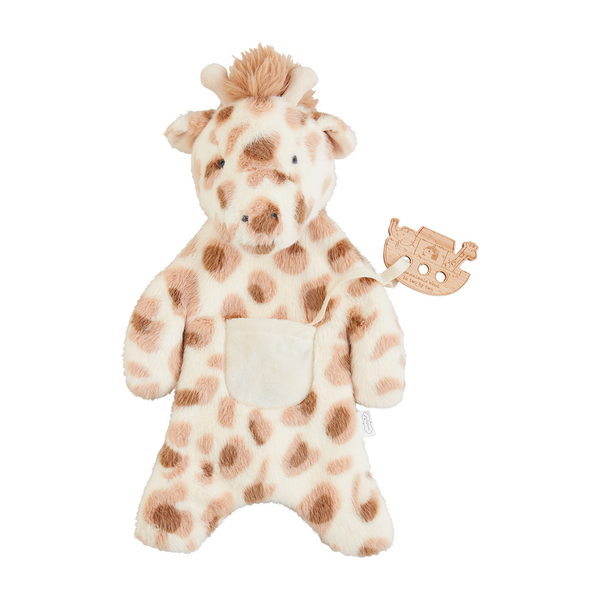 Giraffe Teether Cuddler by Mudpie--Lemons and Limes Boutique