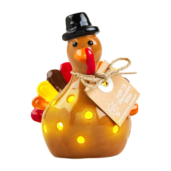 Light-Up Turkey Sitter by Mudpie-Lemons and Limes Boutique