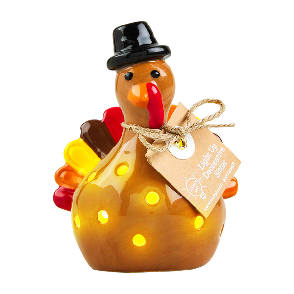 Light-Up Turkey Sitter by Mudpie--Lemons and Limes Boutique