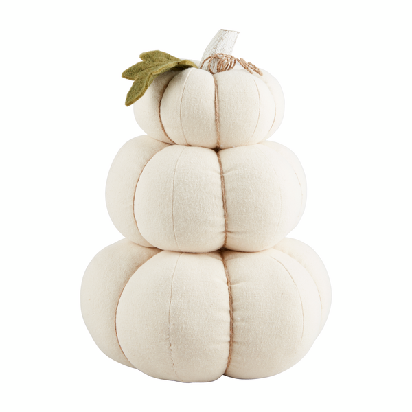 Cream Stacked Pumpkins--Lemons and Limes Boutique