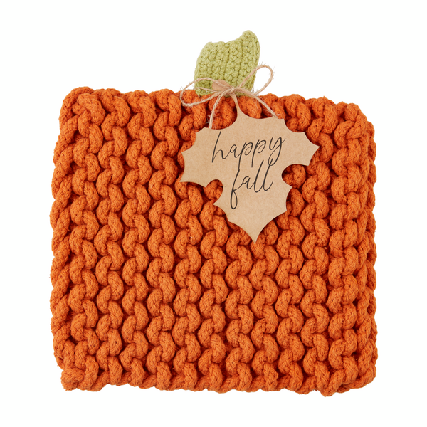 Orange Pumpkin Trivet--Lemons and Limes Boutique