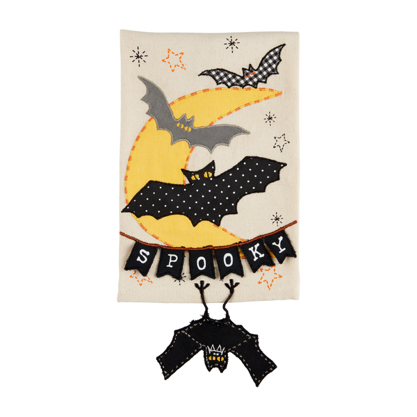 Bats Dangle Leg Towel--Lemons and Limes Boutique