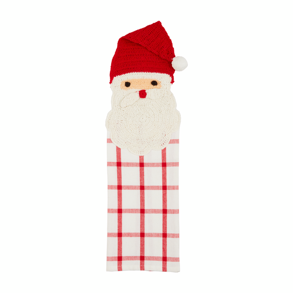 Santa Christmas Hanging Towel--Lemons and Limes Boutique