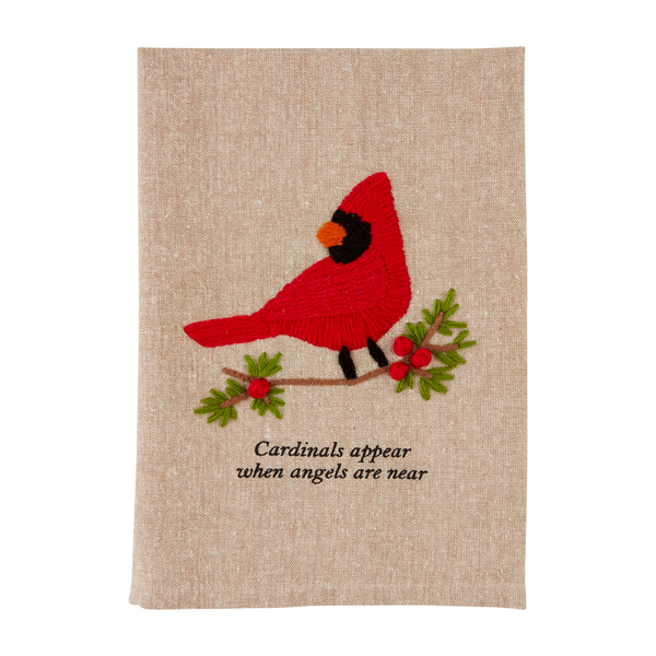 Cardinal Embroidered Towel--Lemons and Limes Boutique