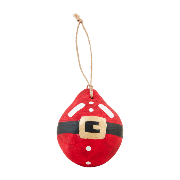 Santa Belt Ornament by Mudpie--Lemons and Limes Boutique