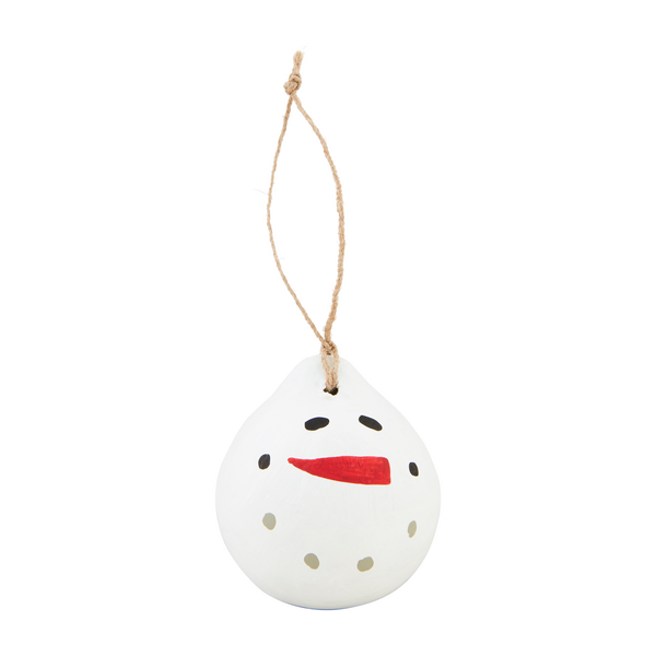 Snowman Ornament by Mudpie--Lemons and Limes Boutique