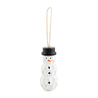 Snowman Wood Peg Ornaments by Mudpie--Lemons and Limes Boutique