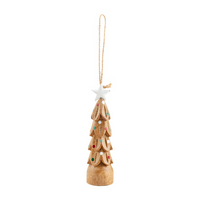 Tree Wood Peg Ornaments by Mudpie--Lemons and Limes Boutique