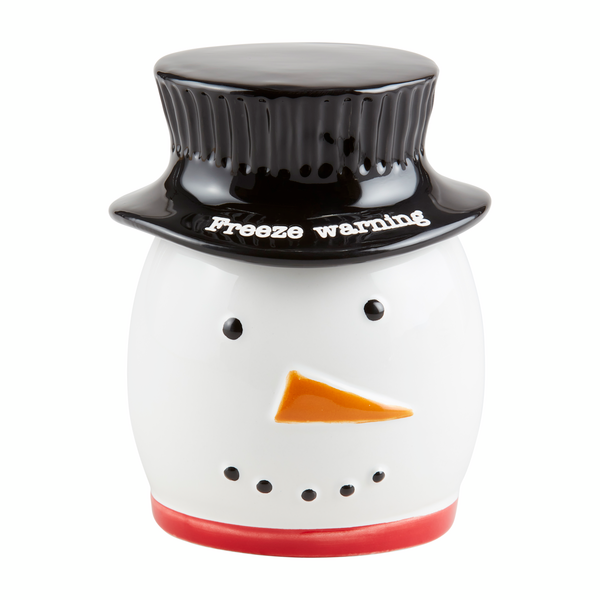 Snowman Small Christmas Treat Jar by Mudpie--Lemons and Limes Boutique