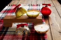 Clear Glass Ornament Candle--Lemons and Limes Boutique