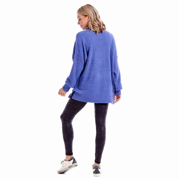 Blue Rome Chenille Sweater by Mudpie--Lemons and Limes Boutique