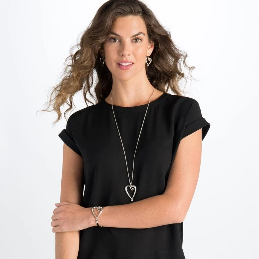 Whimsical Heart Convertible Necklace by Brighton-Lemons and Limes Boutique