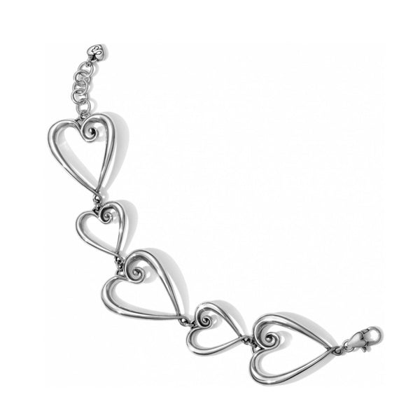 Whimsical Heart Link Bracelet by Brighton-Lemons and Limes Boutique