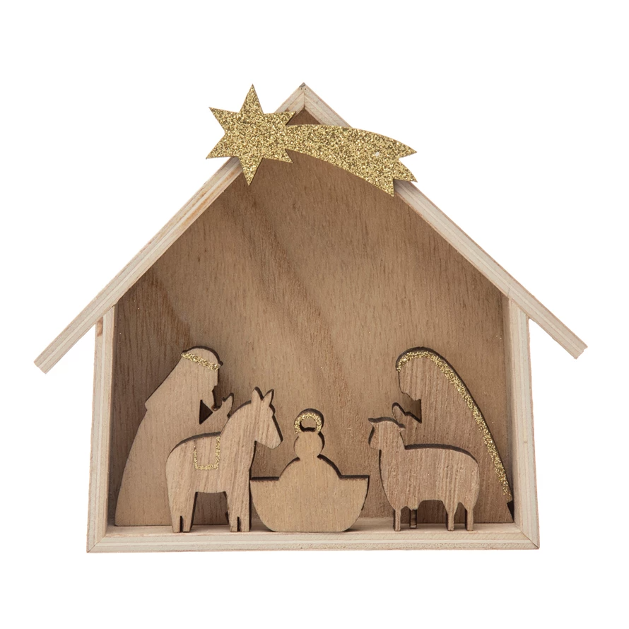 Wood Nativity Set-Lemons and Limes Boutique