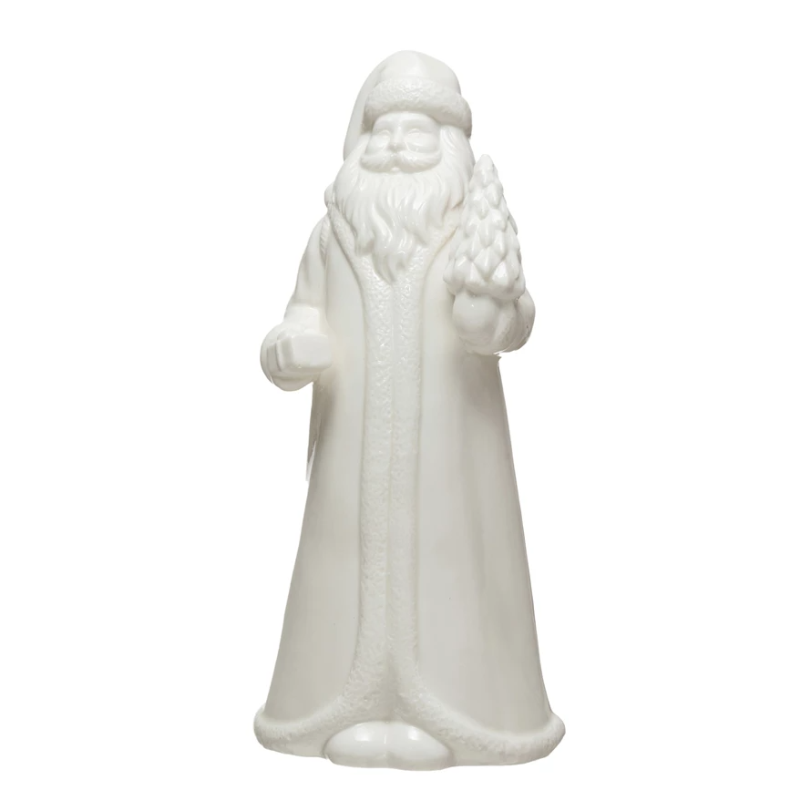 10" Stoneware Santa-Lemons and Limes Boutique