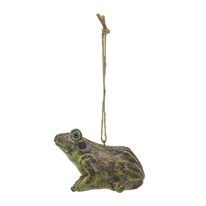 Resin Toad Ornament in Brown-Lemons and Limes Boutique