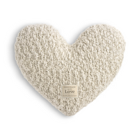 Cream Giving Heart Weighted Pillow-Lemons and Limes Boutique