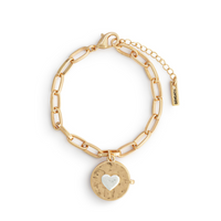 Love you Locket Bracelet in Gold-Lemons and Limes Boutique